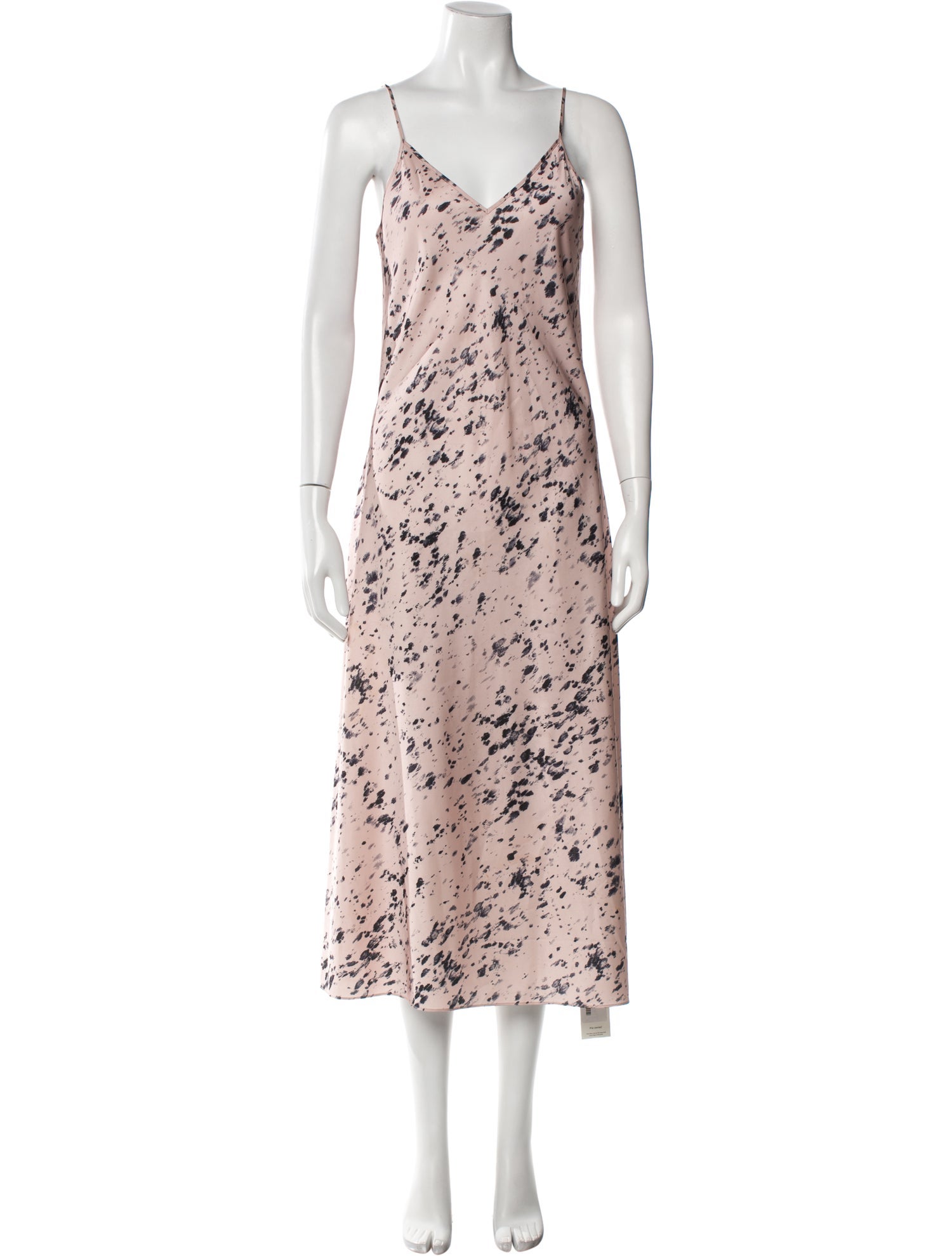 AllSaints Tie-Dye Print Midi Length Dress